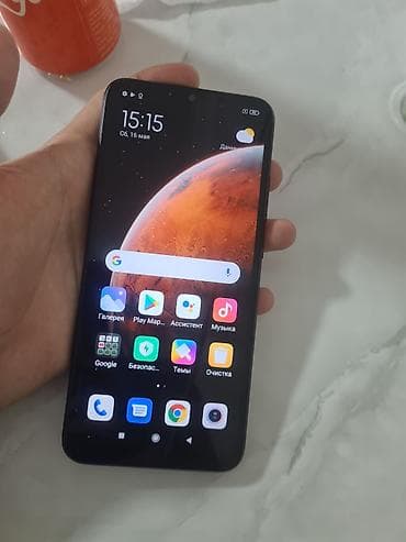 Redmi, Redmi 9C, Б/у, 64 ГБ, цвет - Черный, 2 SIM