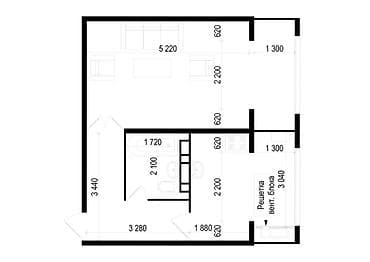 Недвижимость: 1 комната, 44 м² — 2