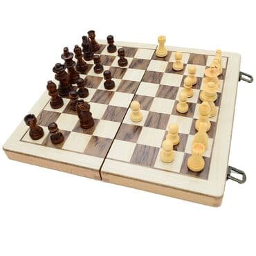 математика учебник: Деревянные шахматы 2 в 1 Размер доски 30 × 30 см 2700 сом Размер — 8