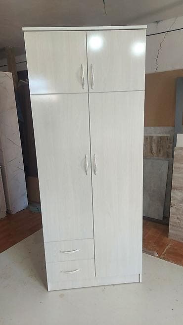 Полки, стеллажи: Новый шкаф хороший качество двух дверные . гардироб.на заказ тоже — 5