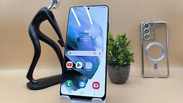Техника и электроника: Samsung Galaxy S21 Ultra 5G, Б/у, 256 ГБ, цвет - Черный, 1 SIM — 5