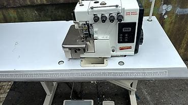 Оверлочные машинки: Промышленный оверлок LIDOLI F8 Series на столе с приводом - Тип — 5