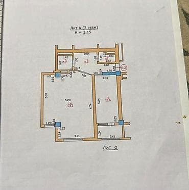 Квартиры: 2 комнаты, 63 м², Элитка, 3 этаж, Евроремонт — 5