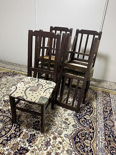 купить в рассрочку бытовую технику: Стул для кухни, Дерево, цвет - Коричневый — 1