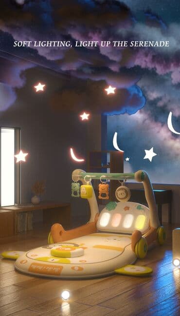 игрушка автомат музыкальный: В НАЛИЧИИ Многофункциональный -музыкальный развивающий коврик- — 4