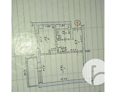 Батирлер: 1 бөлмө, 40 м², 104-серия, 3 кабат, Косметикалык ремонт — 4