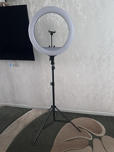 Кольцевая LED‑лампа на штативе - Диаметр кольца: около 40-45см — 2