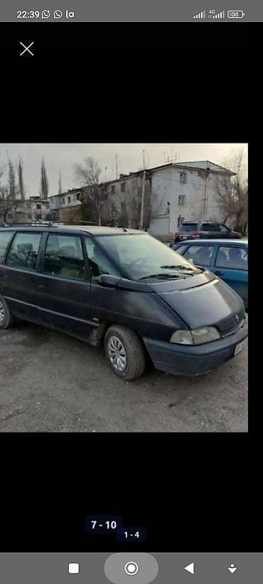 состояние среднее: Renault Espace: 1992 г., Механика, Бензин — 2