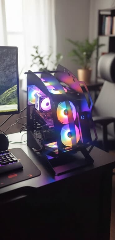 point: Компьютер, ядер - 12, ОЗУ 16 ГБ, Для работы, учебы, Новый, AMD Ryzen 5, AMD Radeon RX 580, NVMe — 1