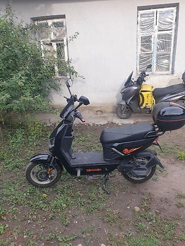 bid e2: Электроскутер DEMANSH, черный - Электропривод, бесшумный и — 4
