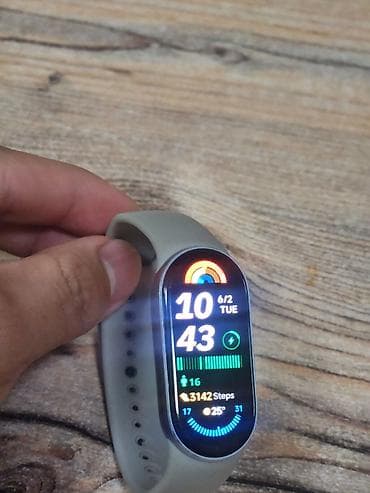 Xiaomi: Xiaomi smart band 9 в хорошем состоянии. - Цвет корпуса светло — 2