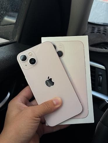 IPhone 13, Б/у, 128 ГБ, Розовый, Коробка