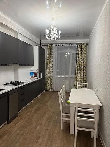 Недвижимость: 2 комнаты, 100 м², Элитка, Боконбаева/Уметалиева Элитка, 10 этаж, Евроремонт — 1