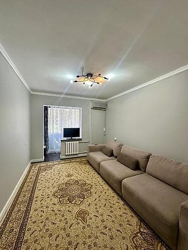 flat osh: 2 комнаты, Ак-Кеме (старый аэропорт) Агентство недвижимости, Без животных, от 1 года, С мебелью полностью — 1