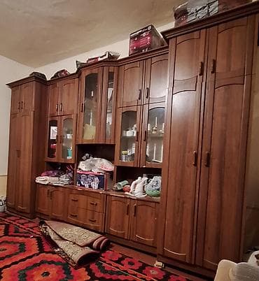 Стенка-шкаф, Тип стенки-шкафа: Модульная, Для зала, Особенности: С отделением под телевизор