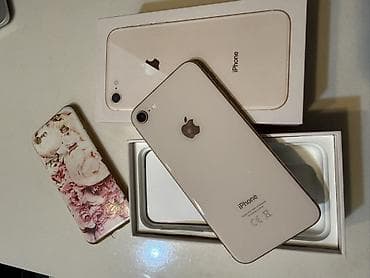 айфон се 1: IPhone 8, 64 ГБ, Золотой, Наушники — 1