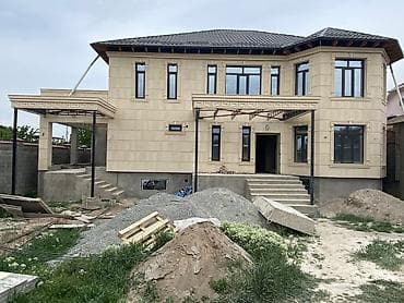 ата журт п: Коттедж 2 этажа с цоколем, фасад под натуральный камень - — 5