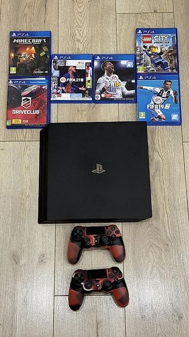Видеоигры и приставки: Продаю Sony PlayStation 4 Pro 1TB (CUH-7016B) 🎮 2 оригинальных — 4
