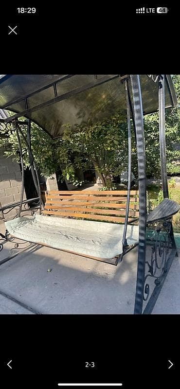 Үй жана бакча: Бакча селкинчеги Металл, Жөлөнгүчү менен, Чатыры менен — 2