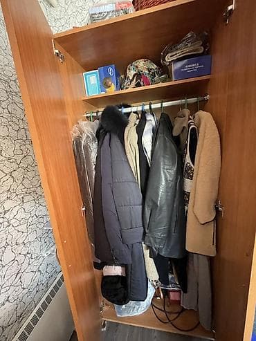 шкаф кийим: Шифоньерлер, кийидер үчүн шкафтар, Түз, ЛДСП — 1