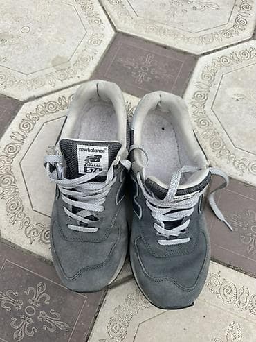 черные вельветовые брюки мужские: Мужские кроссовки, 41, New Balance, Б/у, цвет - Серый, Самовывоз — 2
