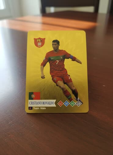 Монеты: Коллекционная золотая карточка “World Football Stars” с изображением — 2