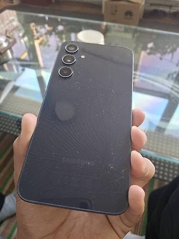 самсунг а35: Samsung Galaxy A35, Б/у, 128 ГБ, цвет - Синий, eSIM, 2 SIM — 1