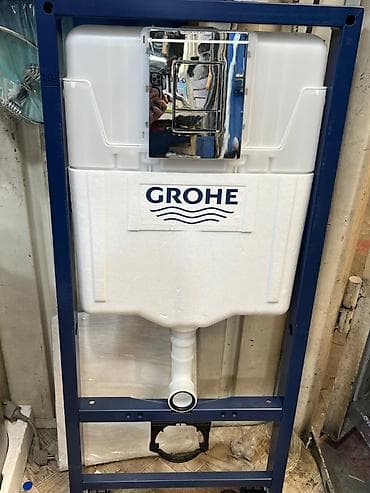 projector screen: Инсталляция для подвесного унитаза GROHE - Стальная монтажная рама — 4