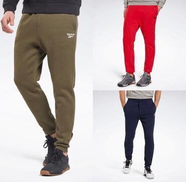 армейские: REEBOK. Мужские флисовые джоггеры Reebok. Продемонстрируйте своего — 1