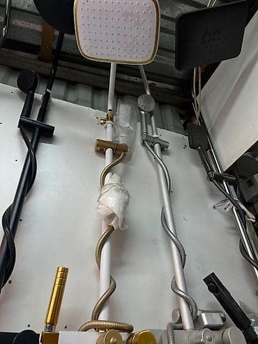 Держатель для душа, Матовое, Белый at lalafo.kg Держатель для душа, Матовое, Белый