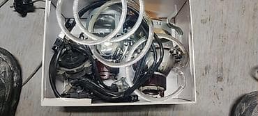 глушители бмв: Комплект передних фар BMW 2003 г., Б/у, Оригинал — 4