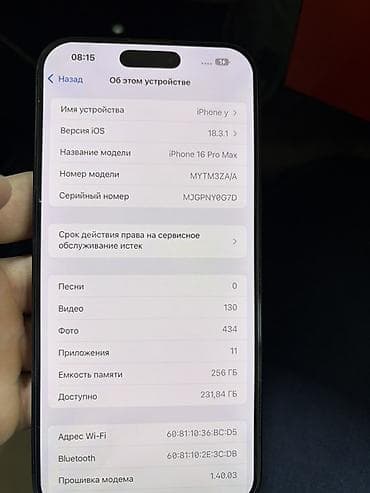 one plus pad: IPhone 16 Pro Max, Черный, 99 % — 8