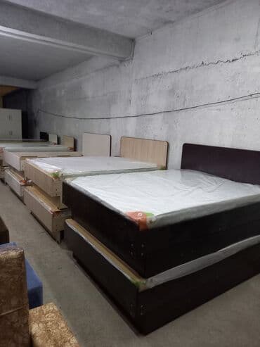 кованная кровать: Бир кишилик керебет, Жаңы, Матрасы бар, узуну - 190 см — 2