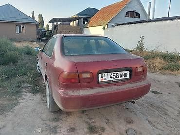 Унаа: Honda Civic: 1993 г., 1.5 л, Кол менен иштөөчү, Бензин, Седан — 5