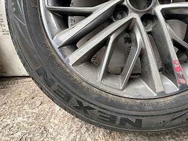 Транспорт: Колесо летнее Nexen + литой диск - Размер шины: 225/55 R17 - Тип — 5