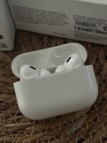 Аудиотехника: Зымсыз вакуумдук кулакчындар, Apple, AirPods Pro 2, Жаңы — 2