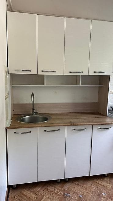 Эмерек гарнитурлары: Ашкана гарнитуру, Колдонулган, түсү - Ак, ДСП — 3