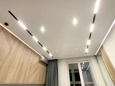 Двери на заказ: Натяжной потолок Матовое Монтаж — 8