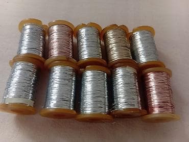 лоток для золото: Набор катушек с тонкой металлической проволокой для рукоделия и — 3