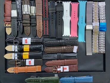 шикарный золотые комплекты с бриллиантами: Качественные кожаные ремешки, стальные браслеты и силиконовые ремешки — 1