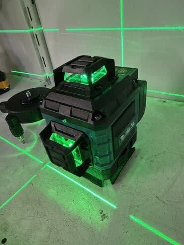 Лазерный уровень crown 4Д KASON Макита 4 лазера 16 линии цвет