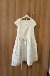 домашние вещи: Детское платье, цвет - Белый, Б/у — 12