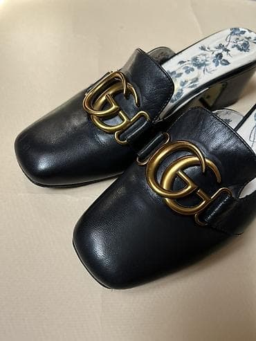 обувь 38: Сабо, 38, Gucci, Б/у, цвет - Черный, Самовывоз — 2