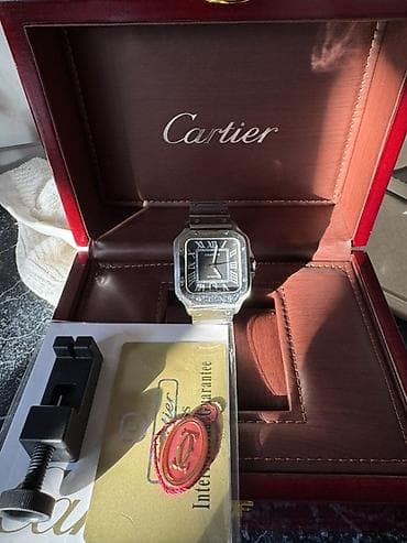 умные часы мужские: Классические часы часы, Cartier, Швейцария, Оригинал, Мужские, Б/у — 2