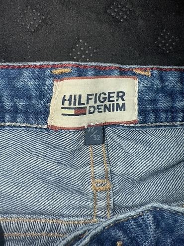 tech fleese: Оригинальные мужские джинсы Hilfiger Denim ✔ Размер: 32 ✔ — 3