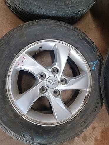 r17 4100: Колеса в сборе 195 / 65 / R 15, Лето, Б/у, Комплект, Легковые, Литые, отверстий - 5 — 6