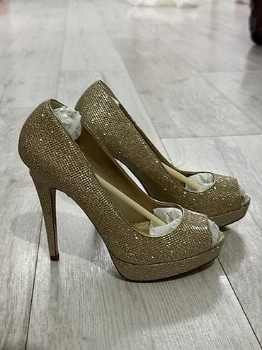mango 37: Туфли, 36, 37, Aldo, Новый, цвет - Золотой — 1