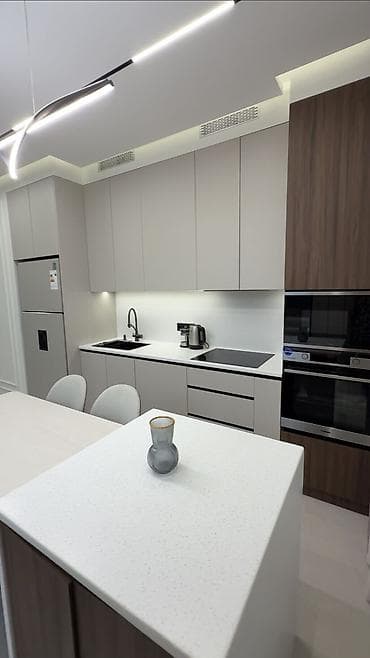 seven development: 3 комнаты, 122 м², Асанбай мкр Элитка, 9 этаж, Дизайнерский ремонт — 4