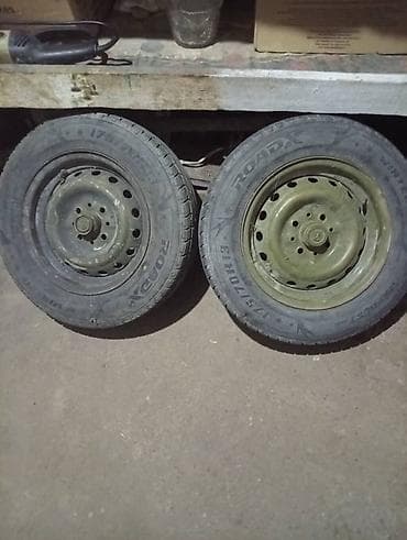 Колеса в сборе 175 / 70 / R 13, Зима, Б/у, Пара, Легковые, Железные, отверстий - 4