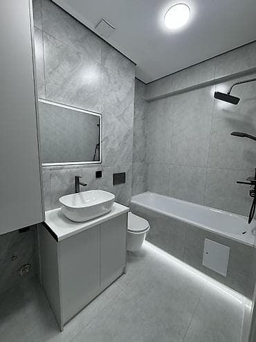 discovery studio: 1 комната, 43 м², Асанбай мкр Элитка, 2 этаж, Дизайнерский ремонт — 3